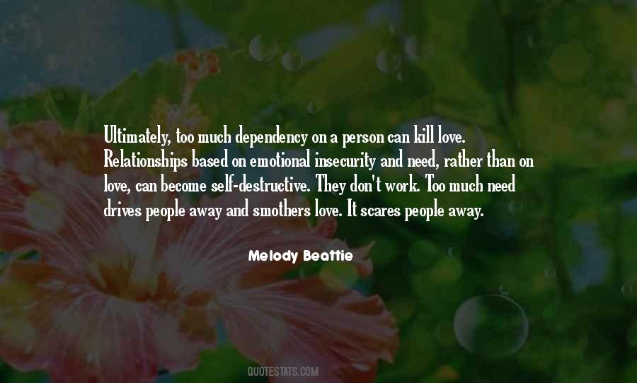 Quotes On Dependency In Love #738380