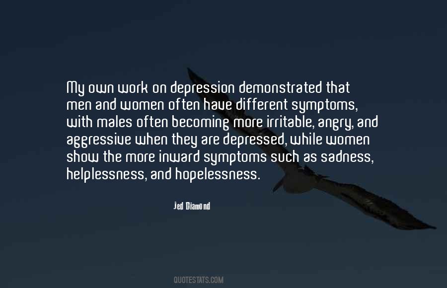 Quotes On Depression And Sadness #1693945