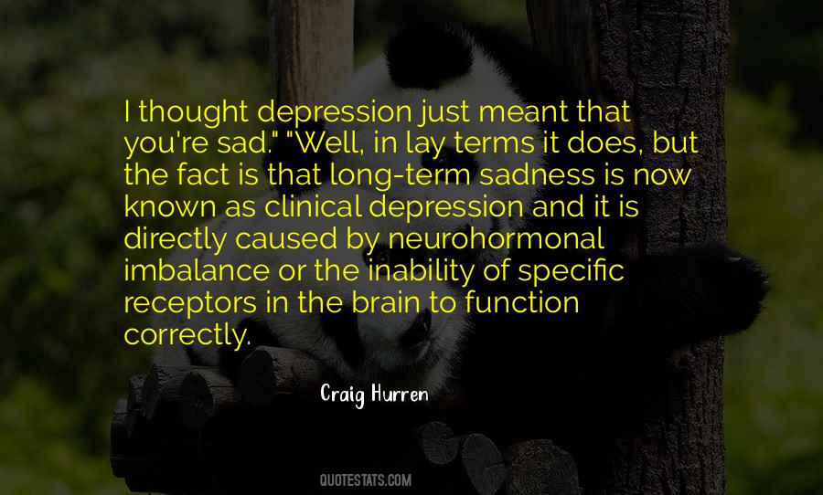 Quotes On Depression And Sadness #948870