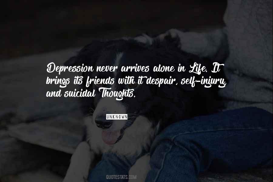 Quotes On Depression In Life #228157
