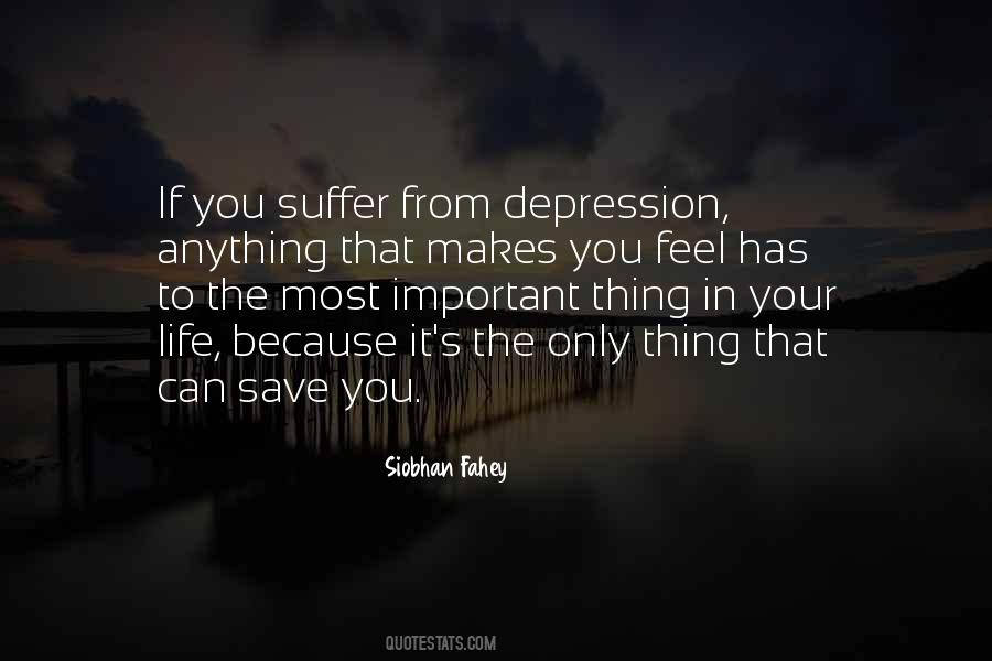 Quotes On Depression In Life #502145