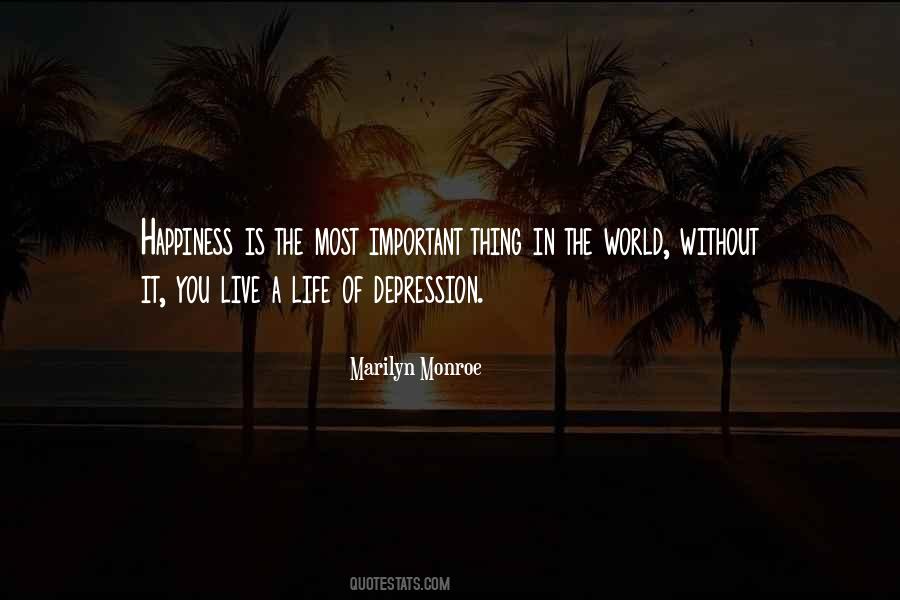 Quotes On Depression In Life #718515