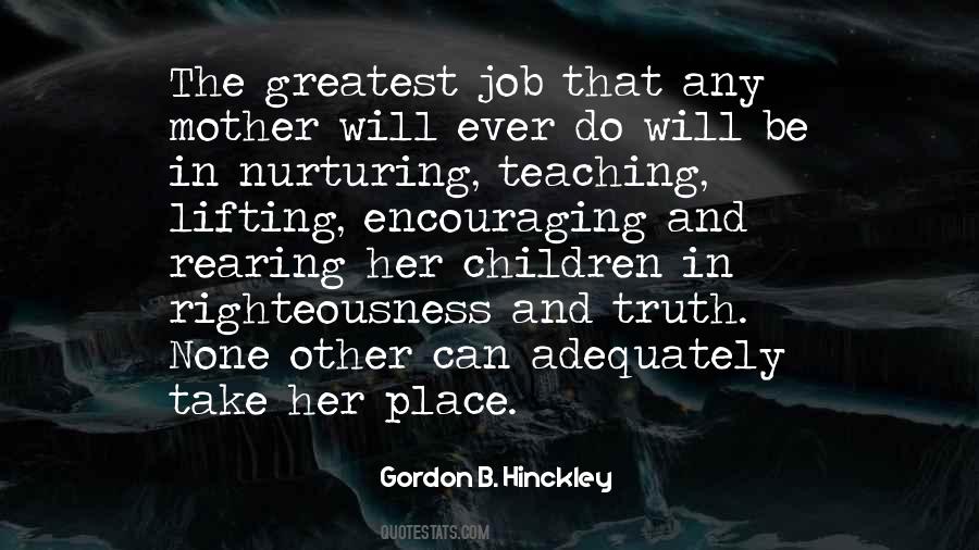 Quotes About Nurturing Children #934821