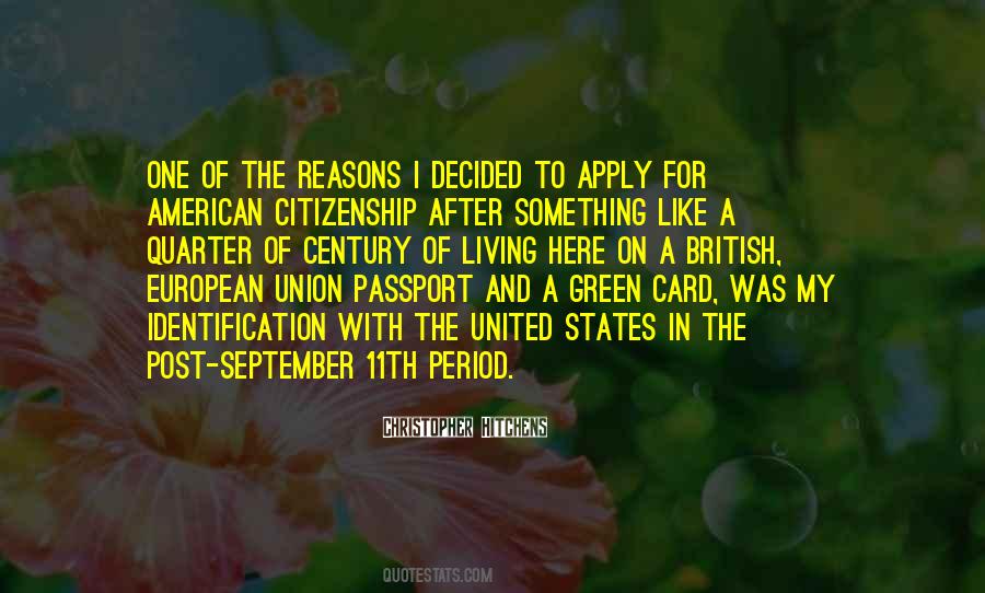 Green Cards Quotes #567119