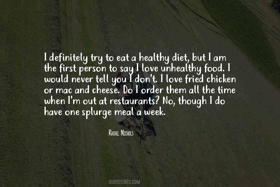 A Healthy Diet Quotes #804650