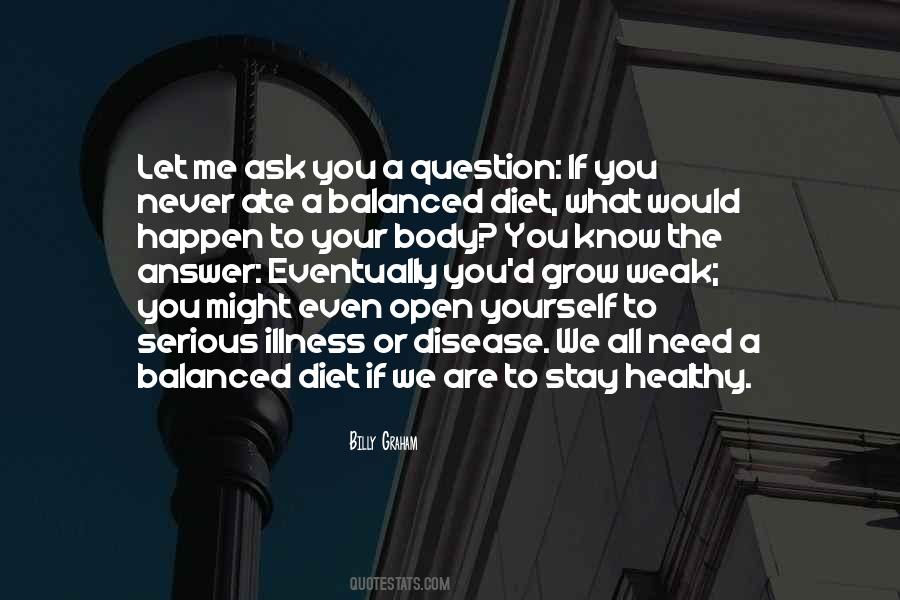 A Healthy Diet Quotes #92594