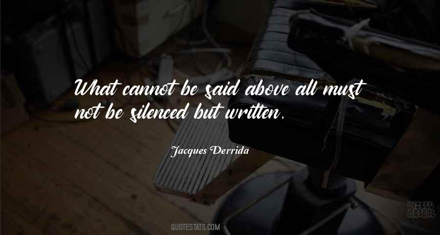 Do Not Be Silenced Quotes #347414