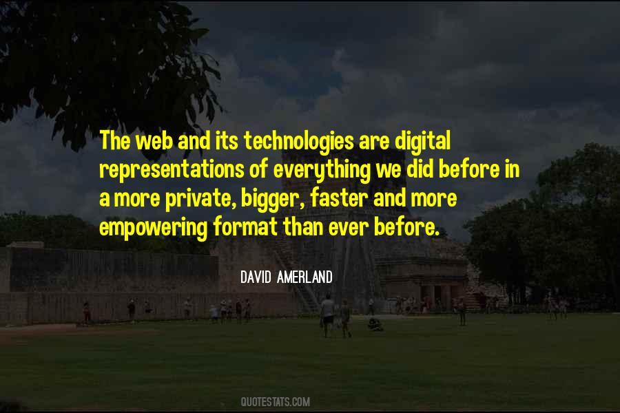 Quotes On Digital Technologies #510941