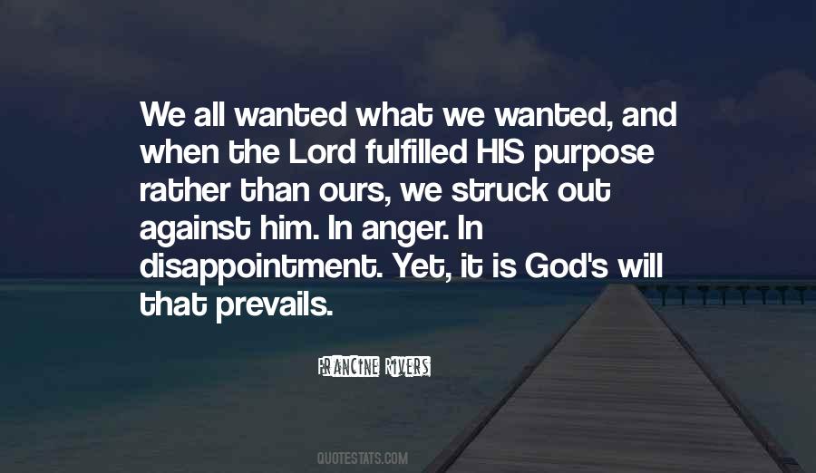 Quotes On Disappointment With God #360125