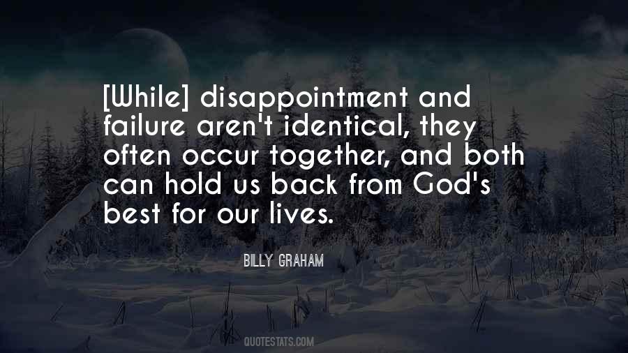 Quotes On Disappointment With God #922029