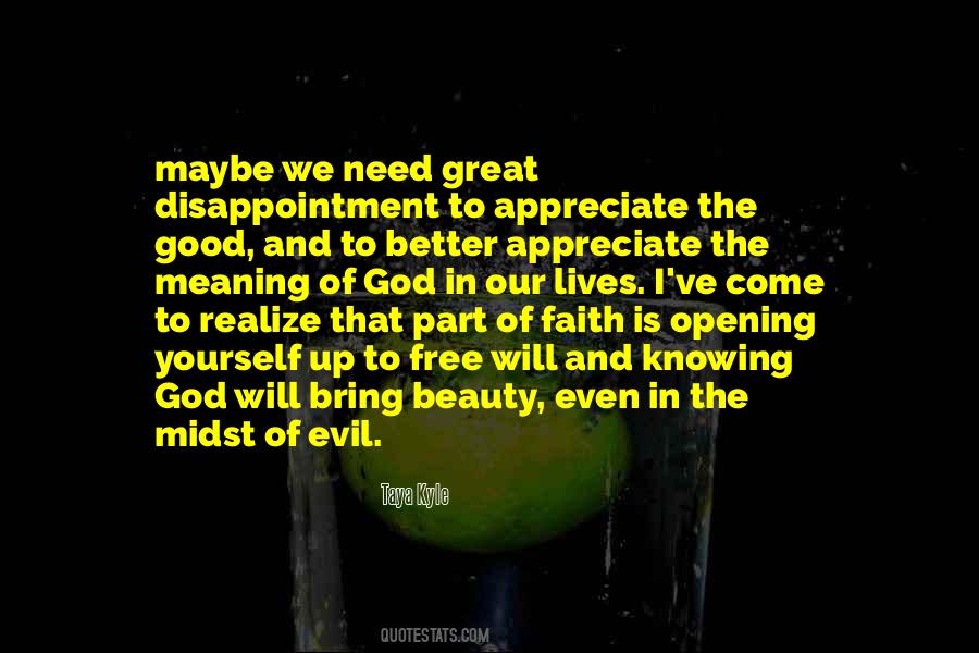 Quotes On Disappointment With God #965496