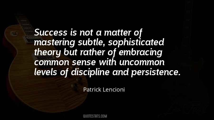 Quotes On Discipline And Success #1504271