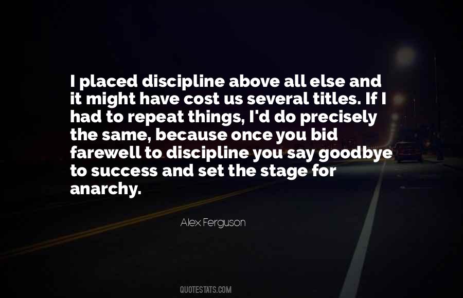 Quotes On Discipline And Success #287685
