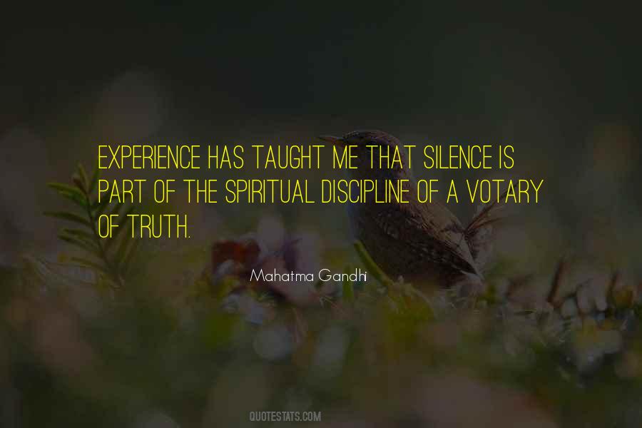 Quotes On Discipline By Mahatma Gandhi #1056571