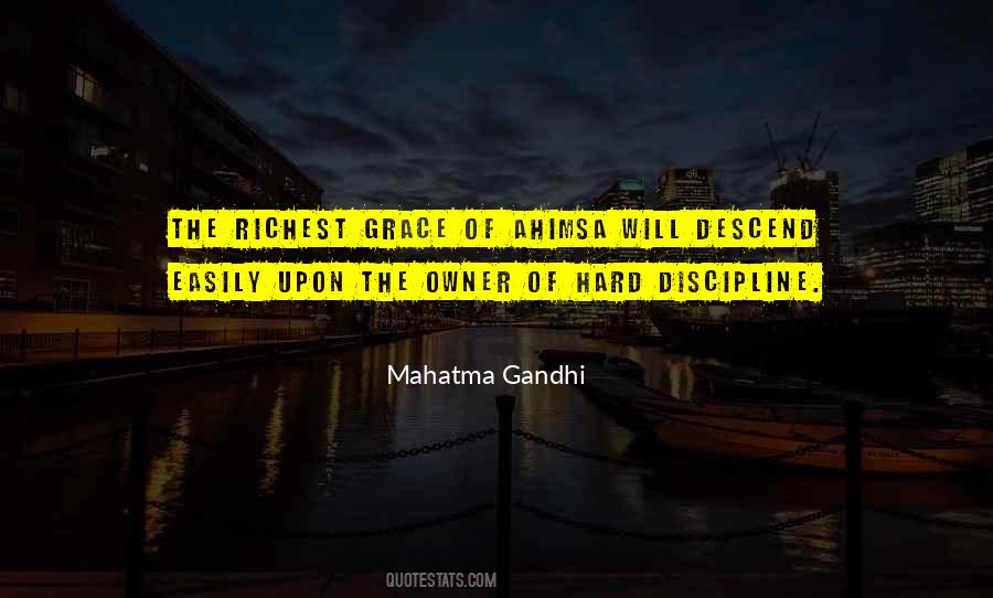Quotes On Discipline By Mahatma Gandhi #1158533