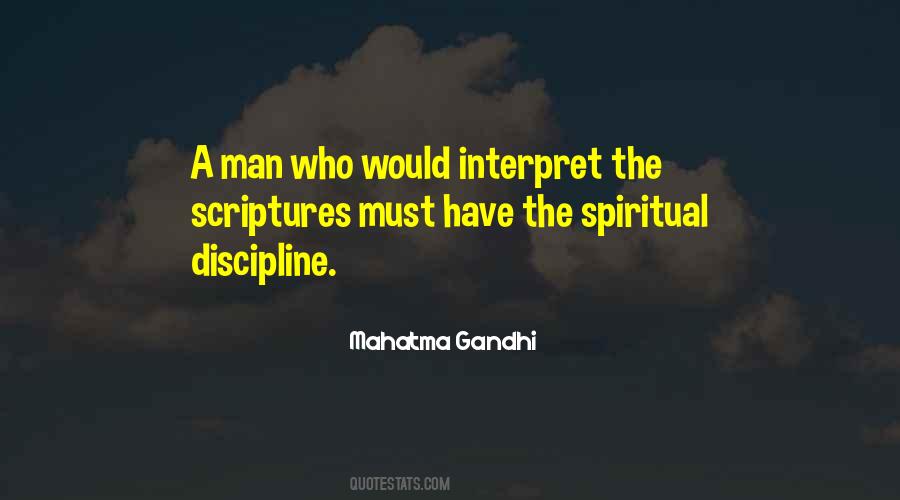 Quotes On Discipline By Mahatma Gandhi #1449503