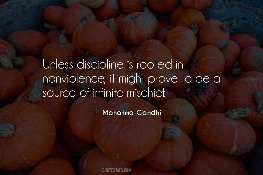 Quotes On Discipline By Mahatma Gandhi #1626780