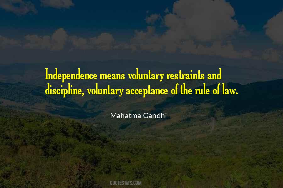 Quotes On Discipline By Mahatma Gandhi #898775