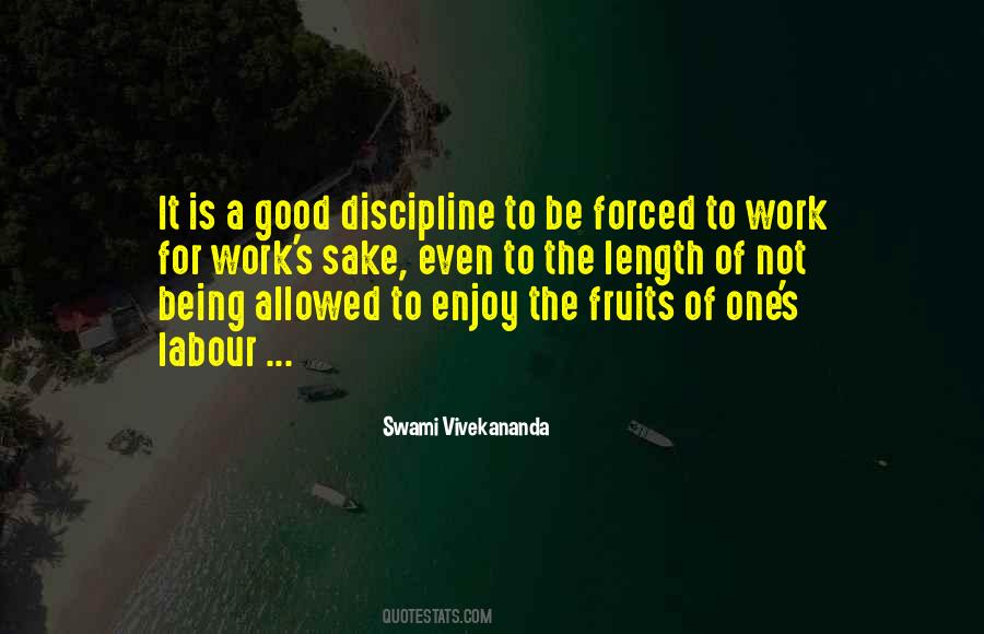 Quotes On Discipline By Swami Vivekananda #1740136