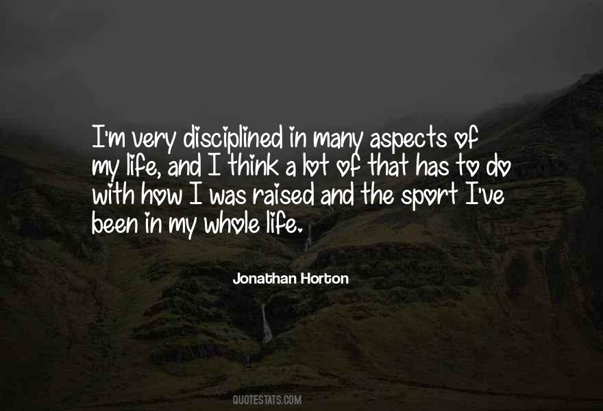 Quotes On Disciplined Life #156083