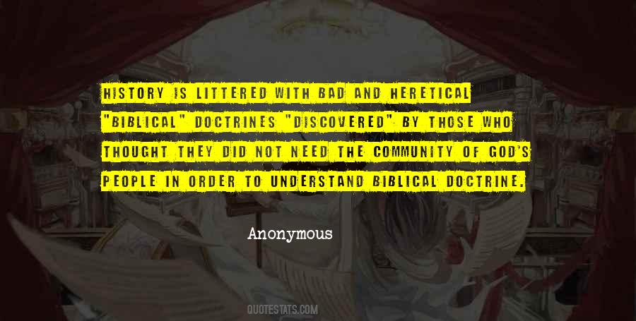 Quotes On Doctrines #927891