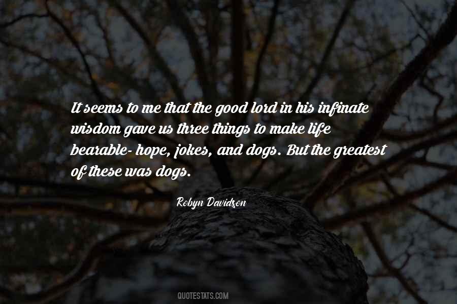 Quotes On Dogs And Life #447916