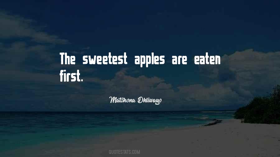 You Are The Sweetest Quotes #113694
