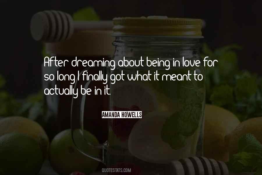 Quotes On Dreaming About Love #71674