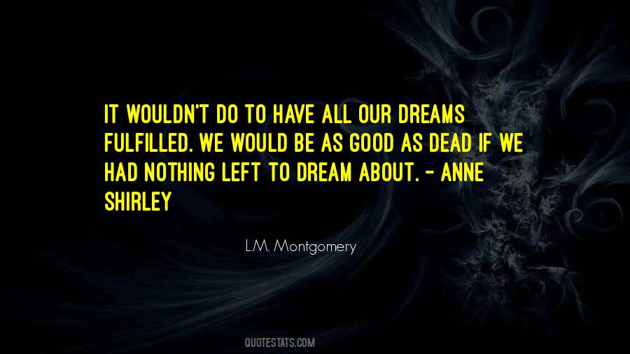 Quotes On Dreams Not Fulfilled #1725027