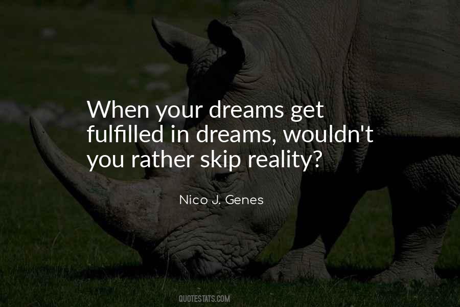 Quotes On Dreams Not Fulfilled #805050