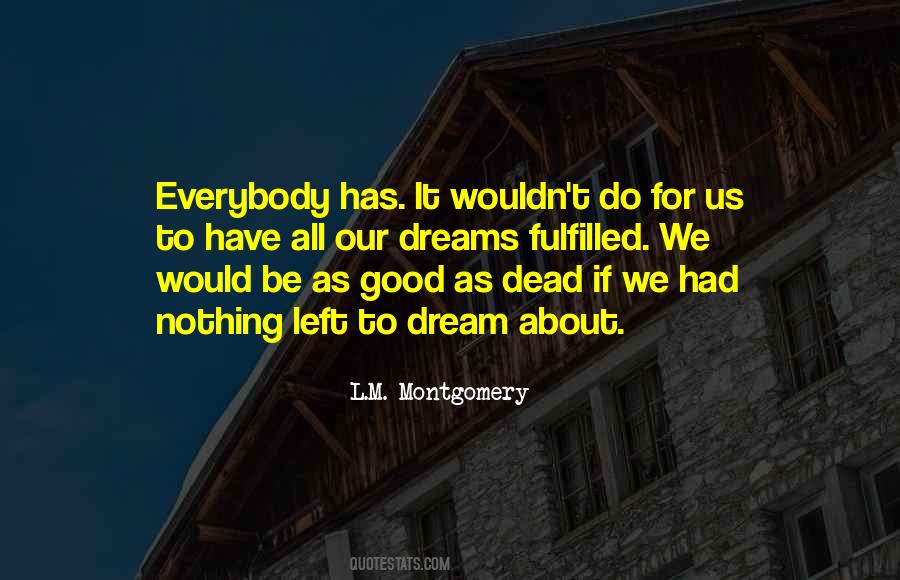 Quotes On Dreams Not Fulfilled #811285