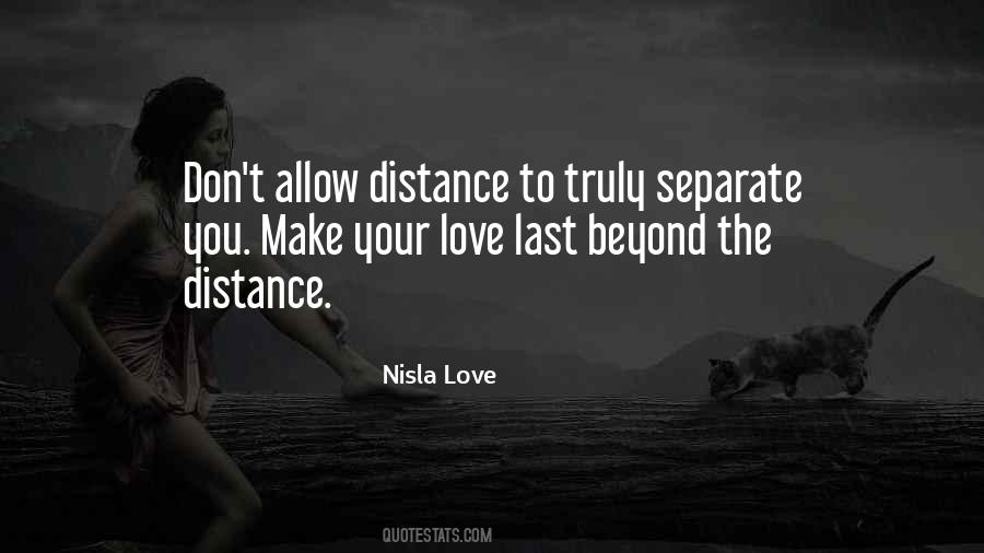 Beyond Distance Quotes #163655