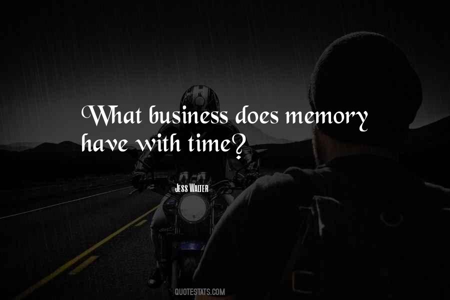 Time Memory Quotes #107068