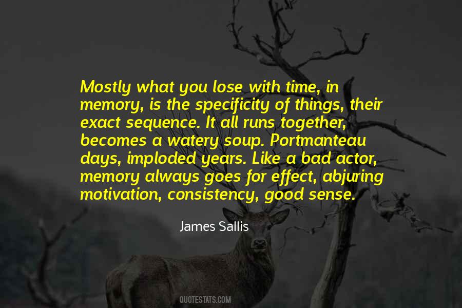 Time Memory Quotes #223307