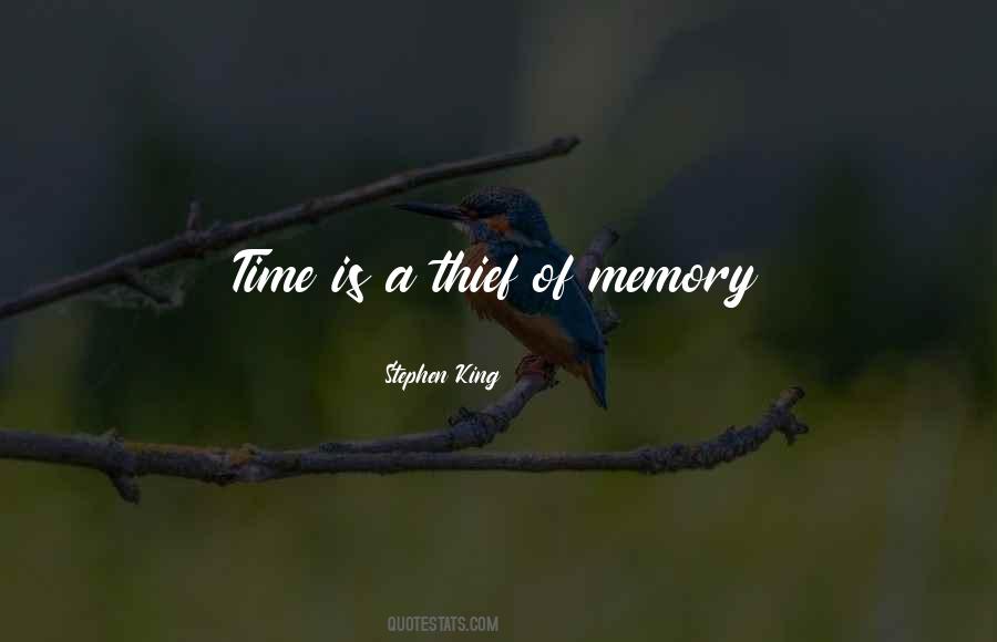 Time Memory Quotes #224976