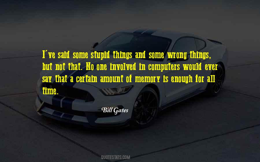 Time Memory Quotes #23899