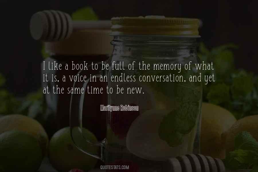 Time Memory Quotes #254662