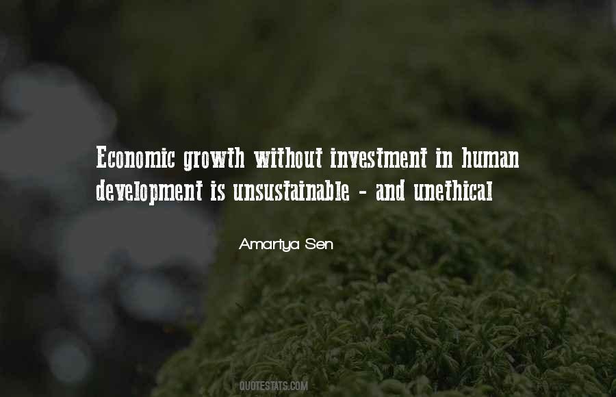 Quotes On Economic Growth And Development #40820