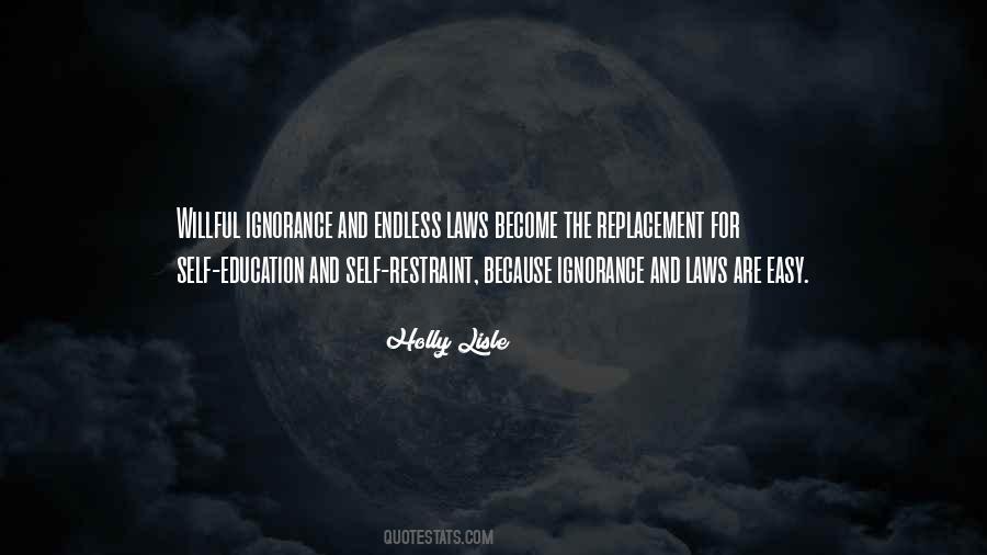 Quotes On Education And Ignorance #1125293
