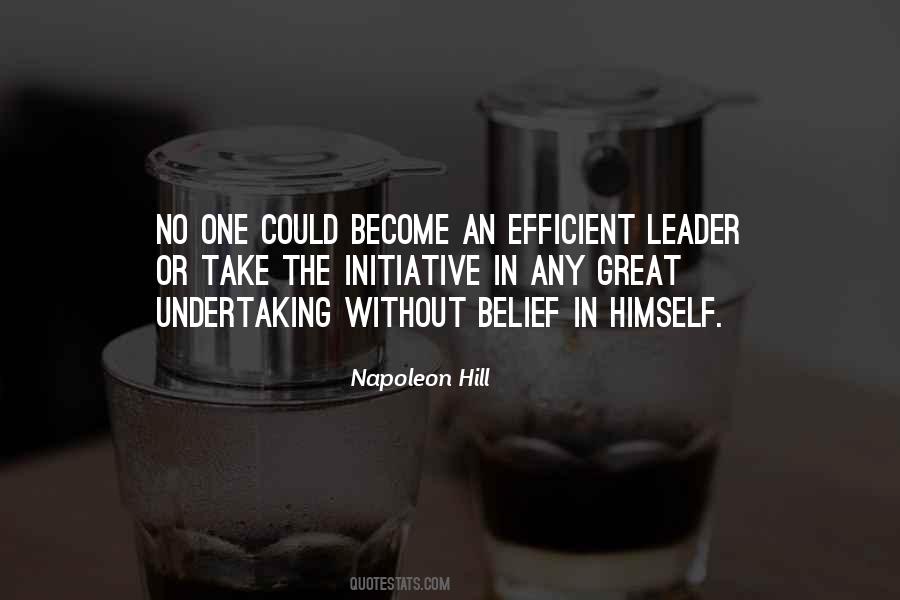Quotes On Efficient Leader #1047261