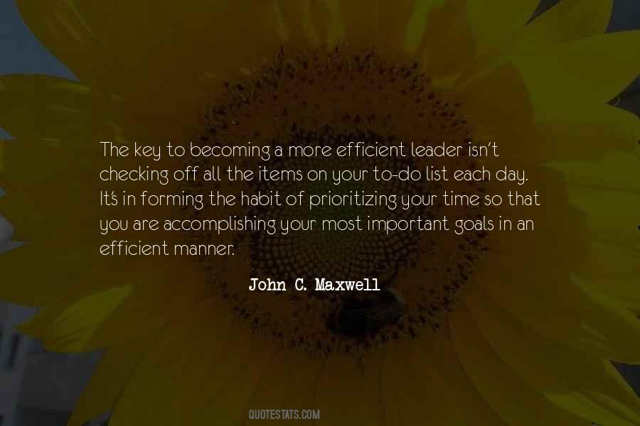 Quotes On Efficient Leader #1222295