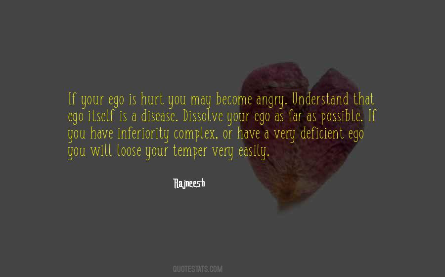 Quotes On Ego And Anger #1869212