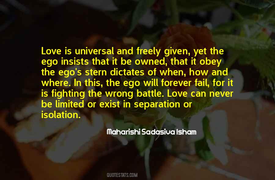 Quotes On Ego In Love #147567