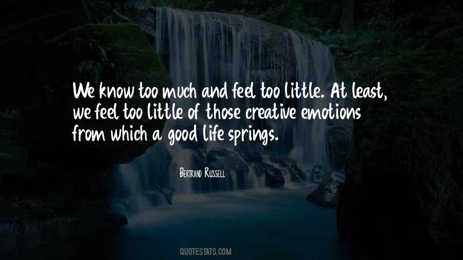 Quotes On Emotions Of Life #260769