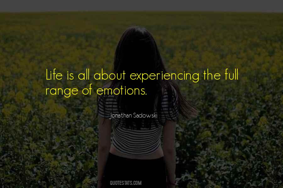 Quotes On Emotions Of Life #430424