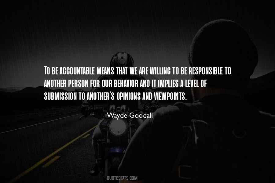Accountable Leadership Quotes #609360