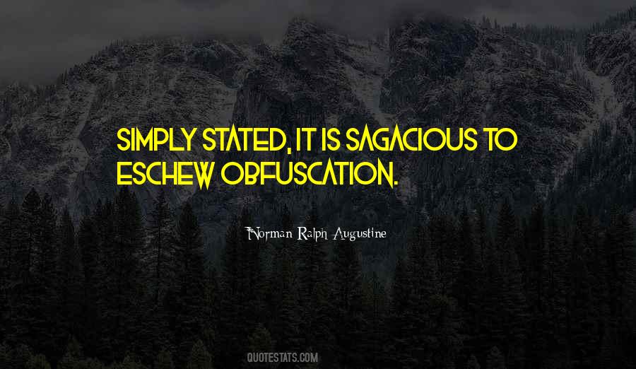 Quotes On Eschew Obfuscation #867480