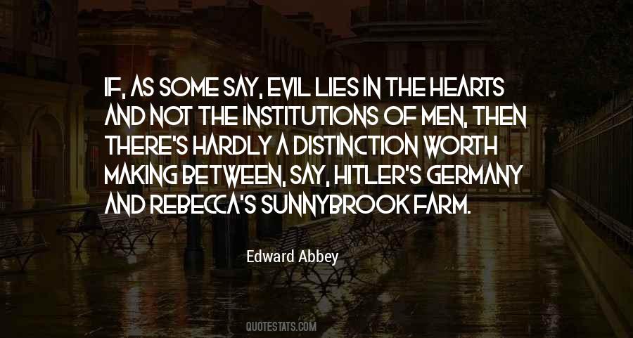 Quotes On Evil Hearts #179447