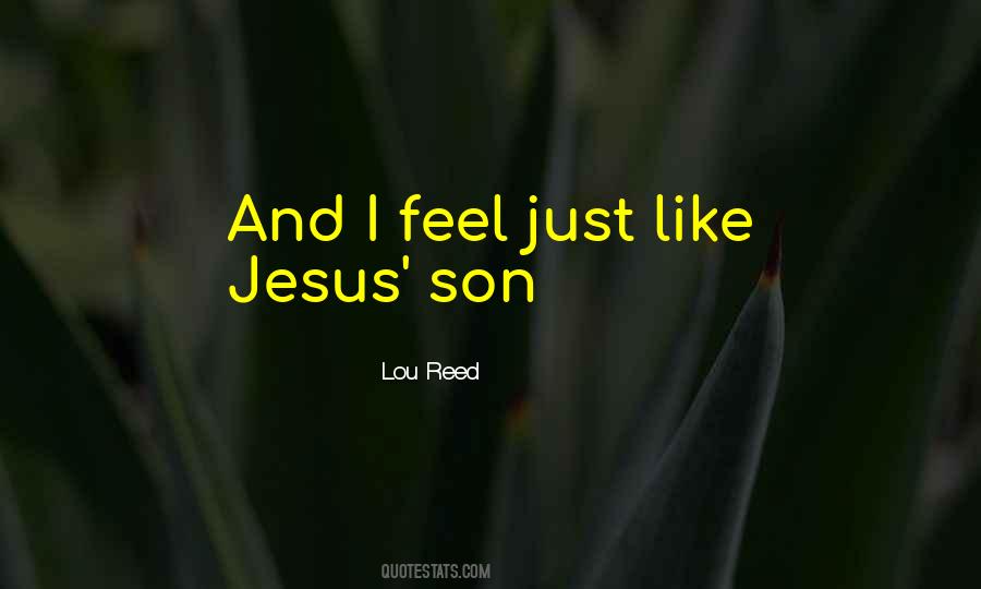 Jesus Son Quotes #1226858