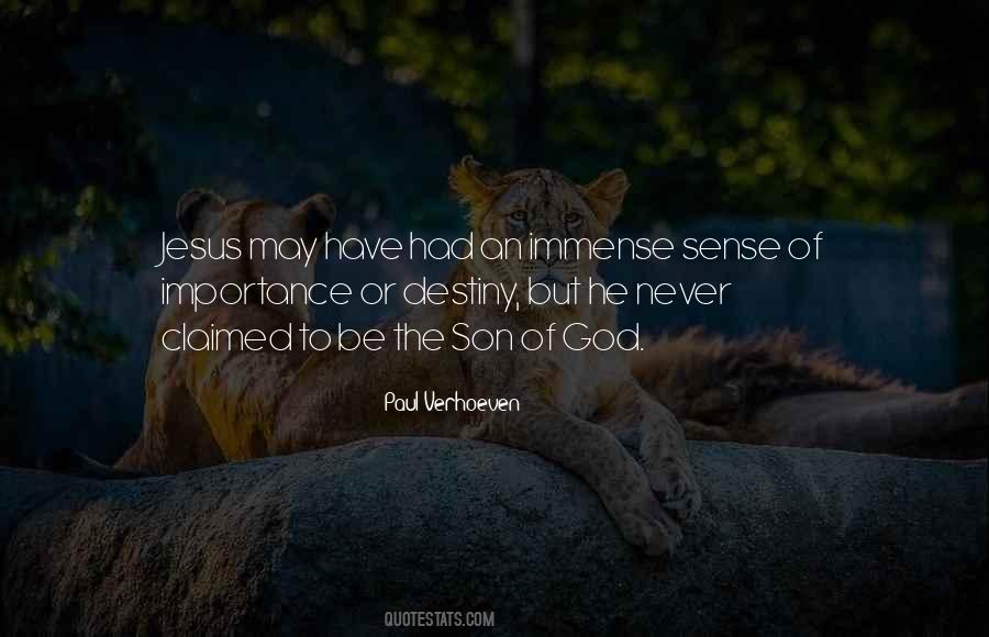 Jesus Son Quotes #40503